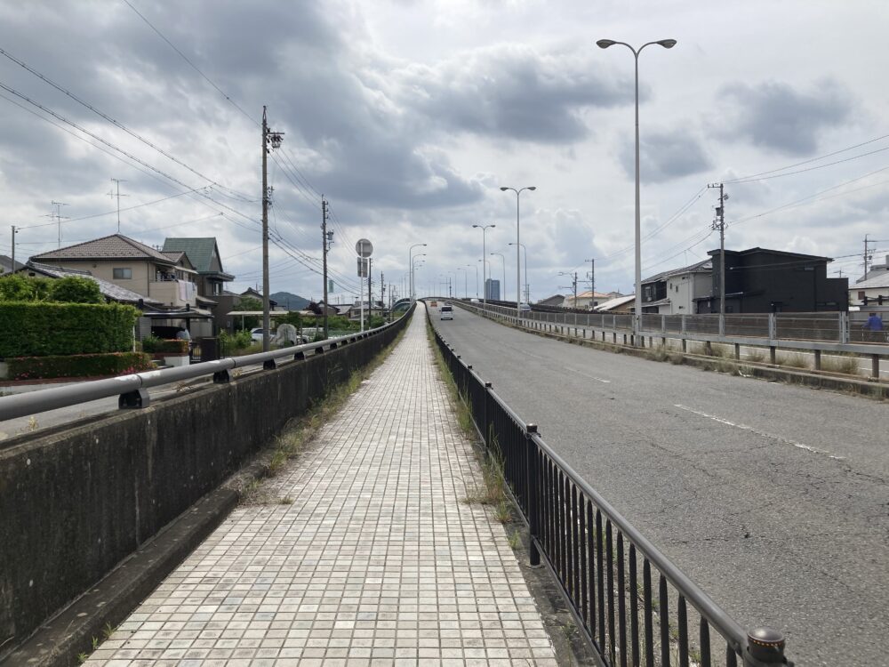 大縄場大橋のスタート地点