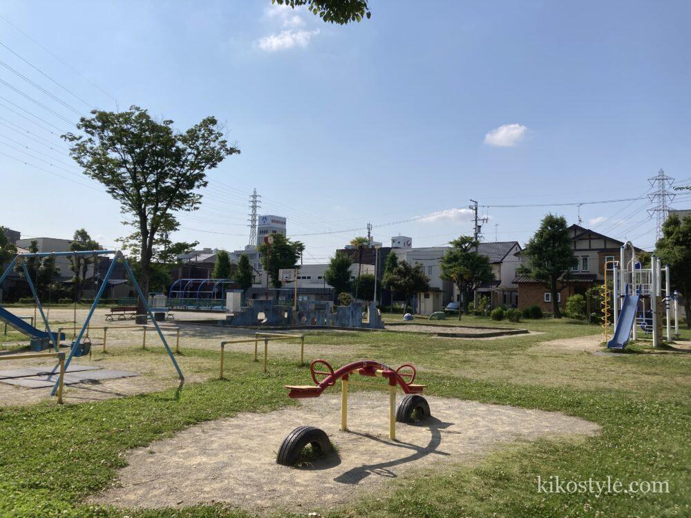 本荘西公園の遊具広場