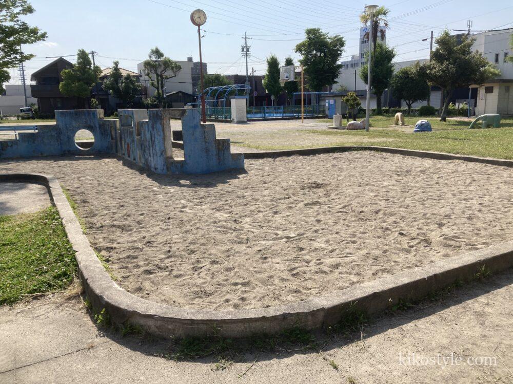 本荘西公園の砂場